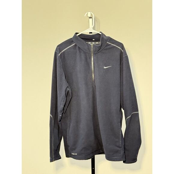 Nike Therma Fit Mens XL Half Zip Fleece Pullover Sweater - Picture 1 of 3